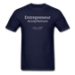 Entrepreneur #LivingTheDream T-Shirt - navy