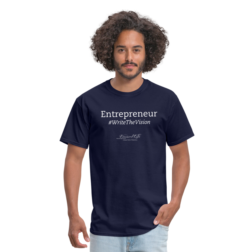 Entrepreneur #WriteTheVison T-Shirt - navy