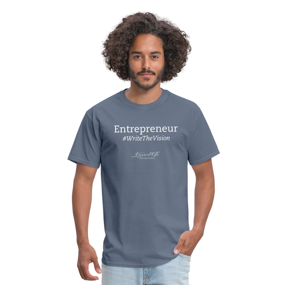 Entrepreneur #WriteTheVison T-Shirt - denim