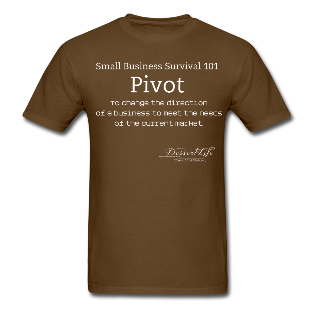 Small Business 101: Pivot T-Shirt - brown