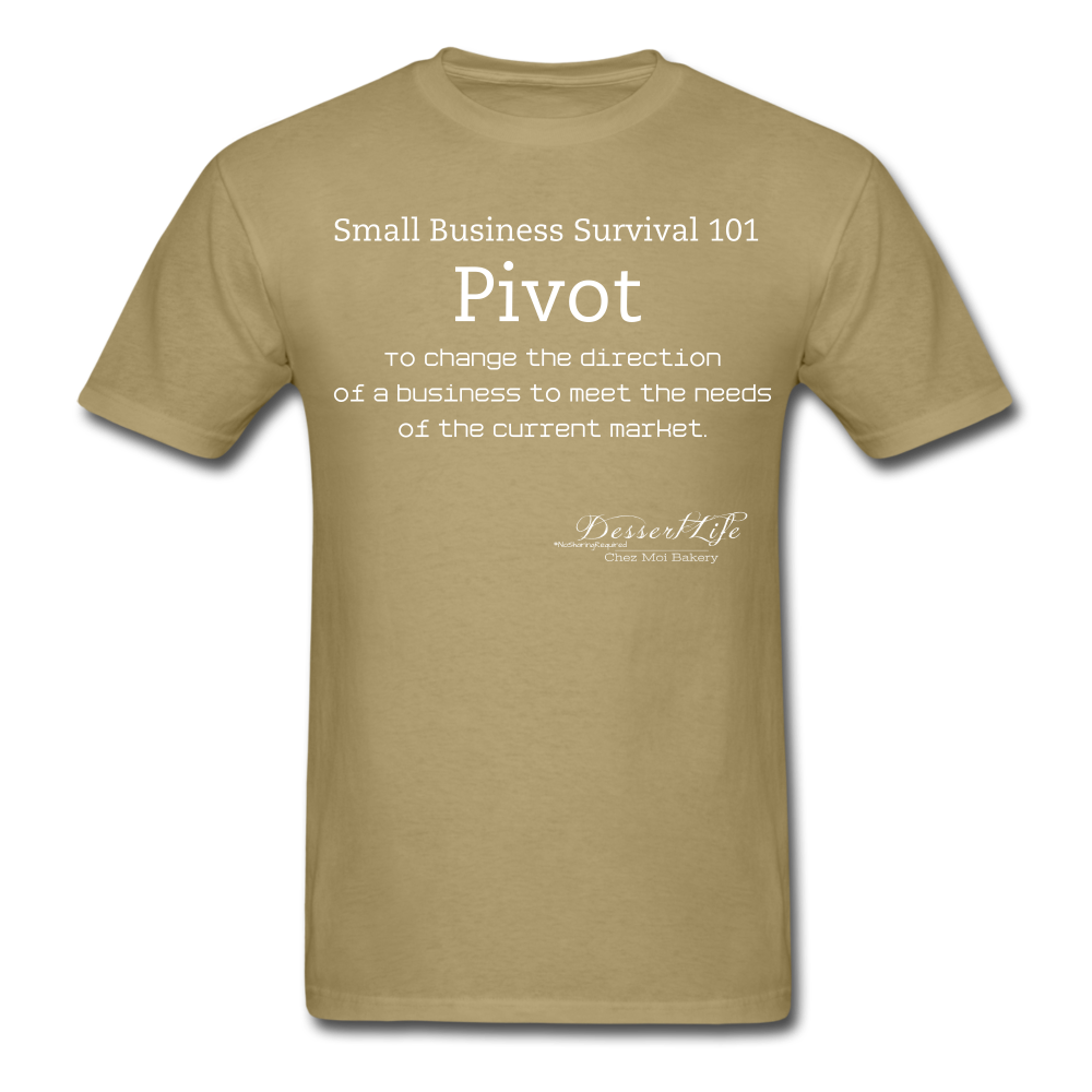 Small Business 101: Pivot T-Shirt - khaki
