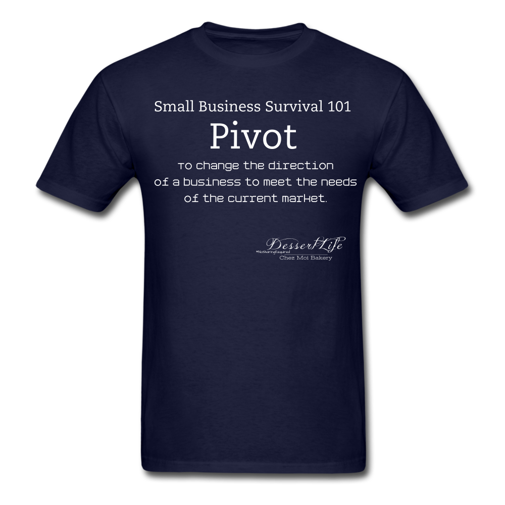 Small Business 101: Pivot T-Shirt - navy