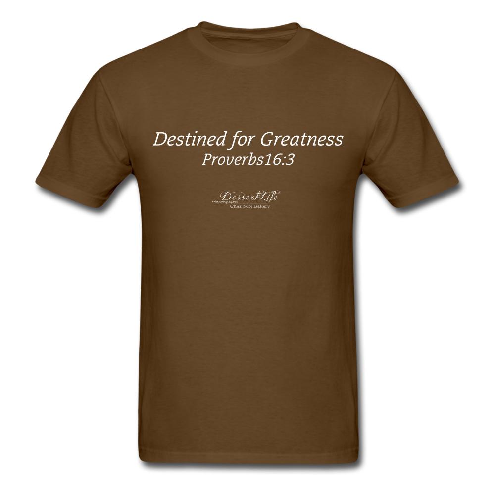 Destined for Greatness Unisex Classic T-Shirt - brown